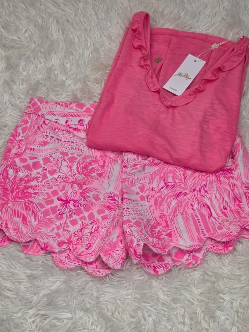 Lilly Pulitzer Buttercup Shorts (Palm Beach Paradise)